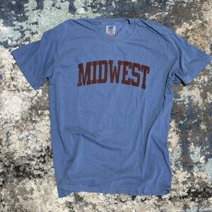 Comfort Colors Blue Midwest Tee